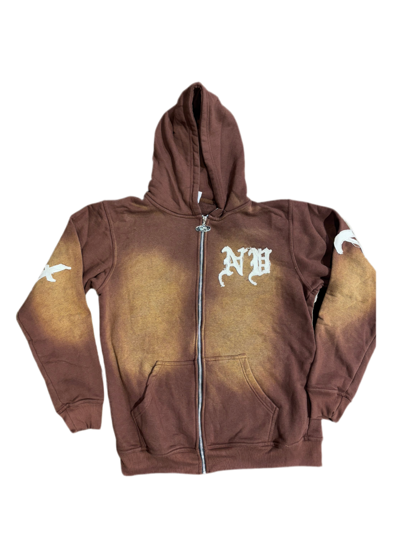 Ntravert Oversized Brown Jogger Set