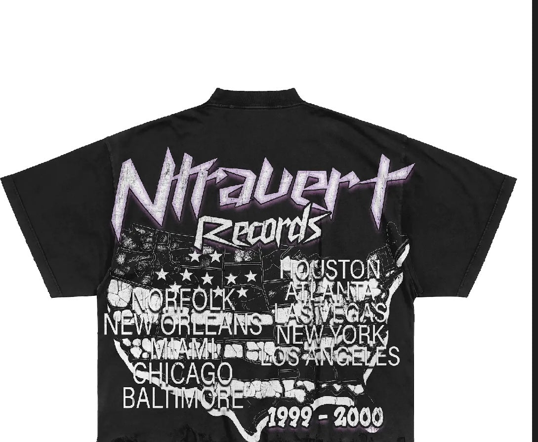 Bone Record Tee Shirt (No Crop)