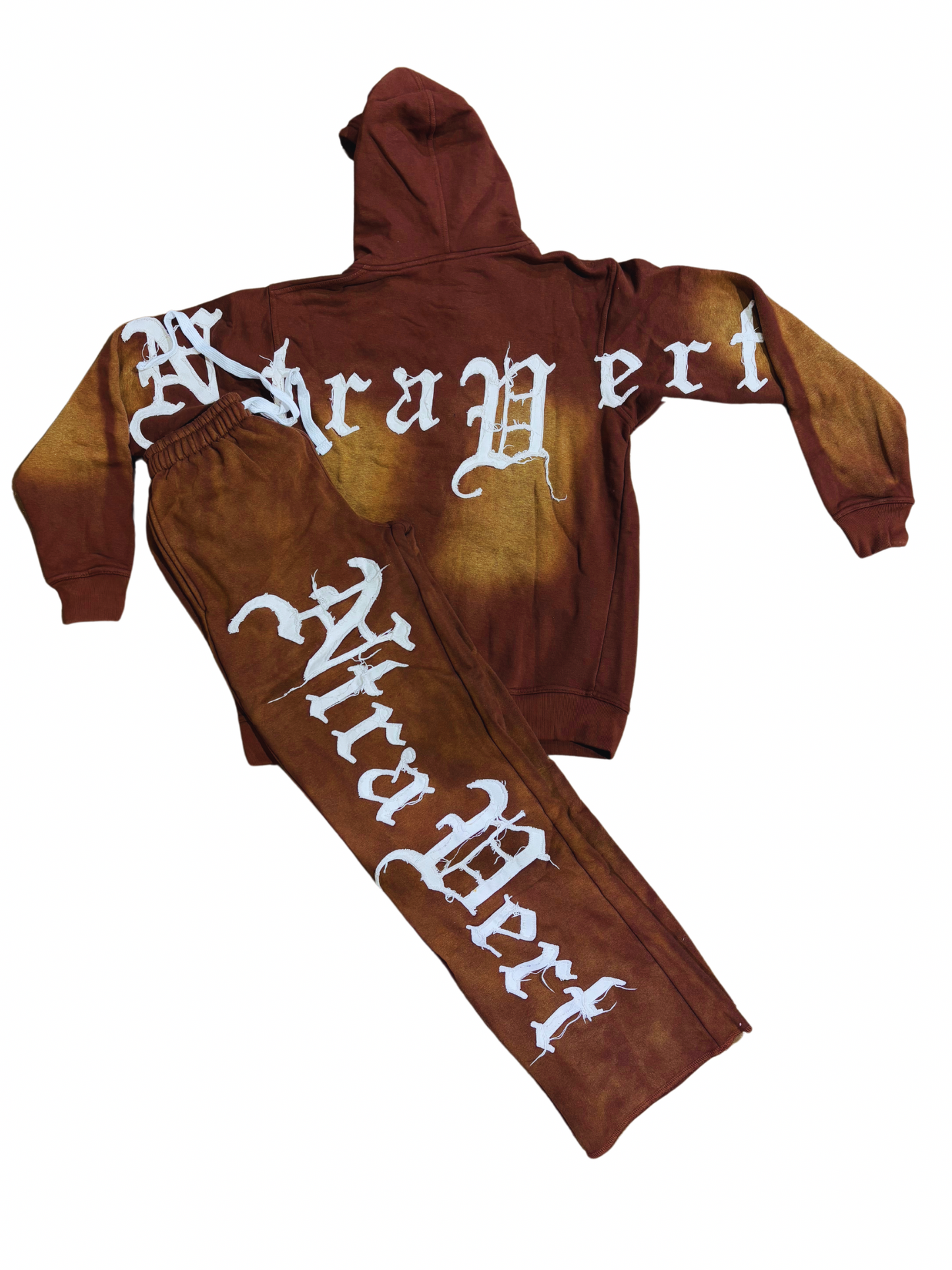 Ntravert Oversized Brown Jogger Set