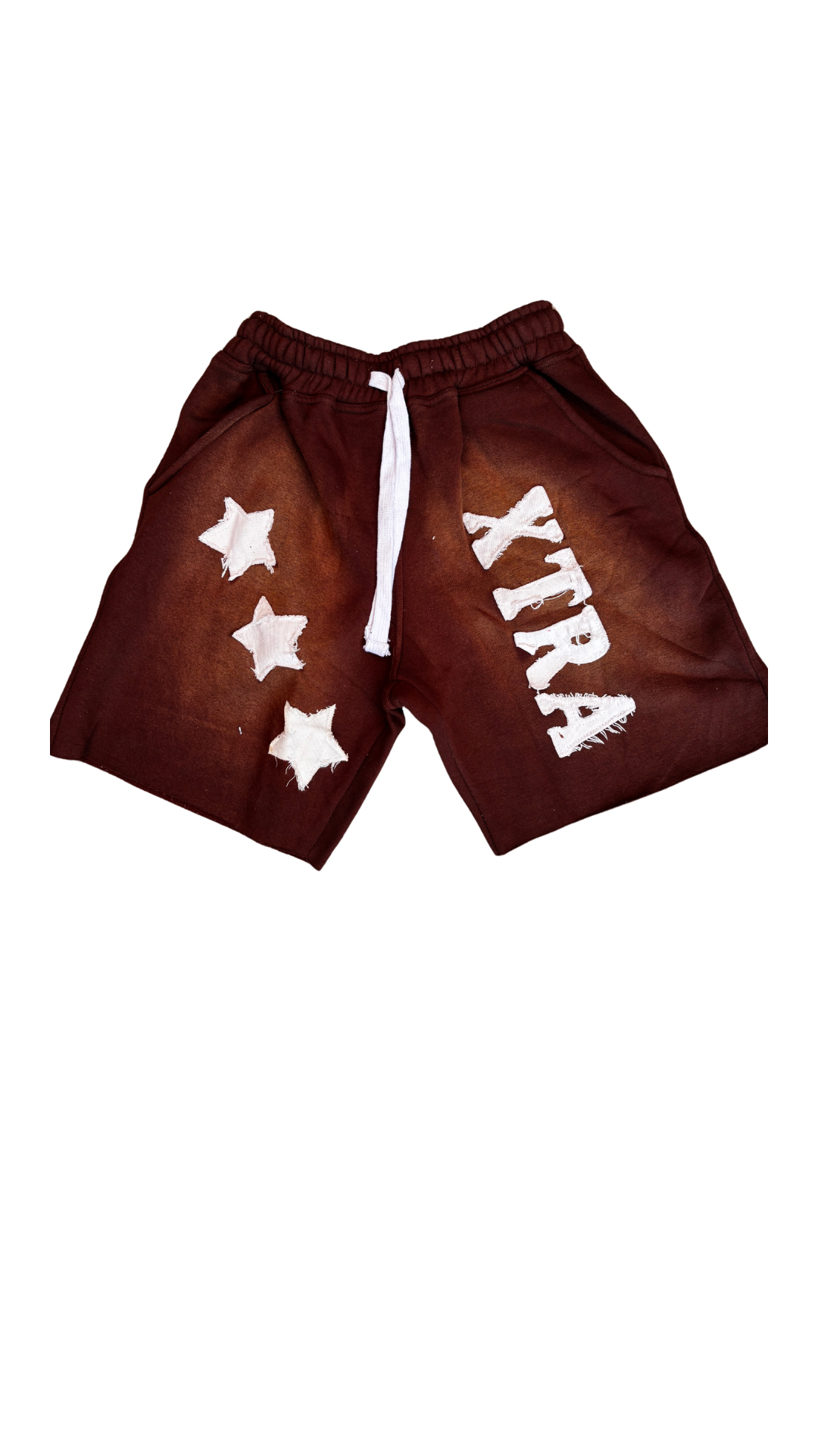 Xtravert Brown Jogger Shorts