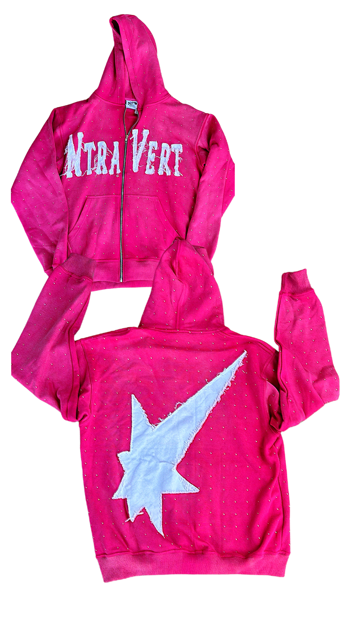 Ntravert Diamond Stud Hoodie
