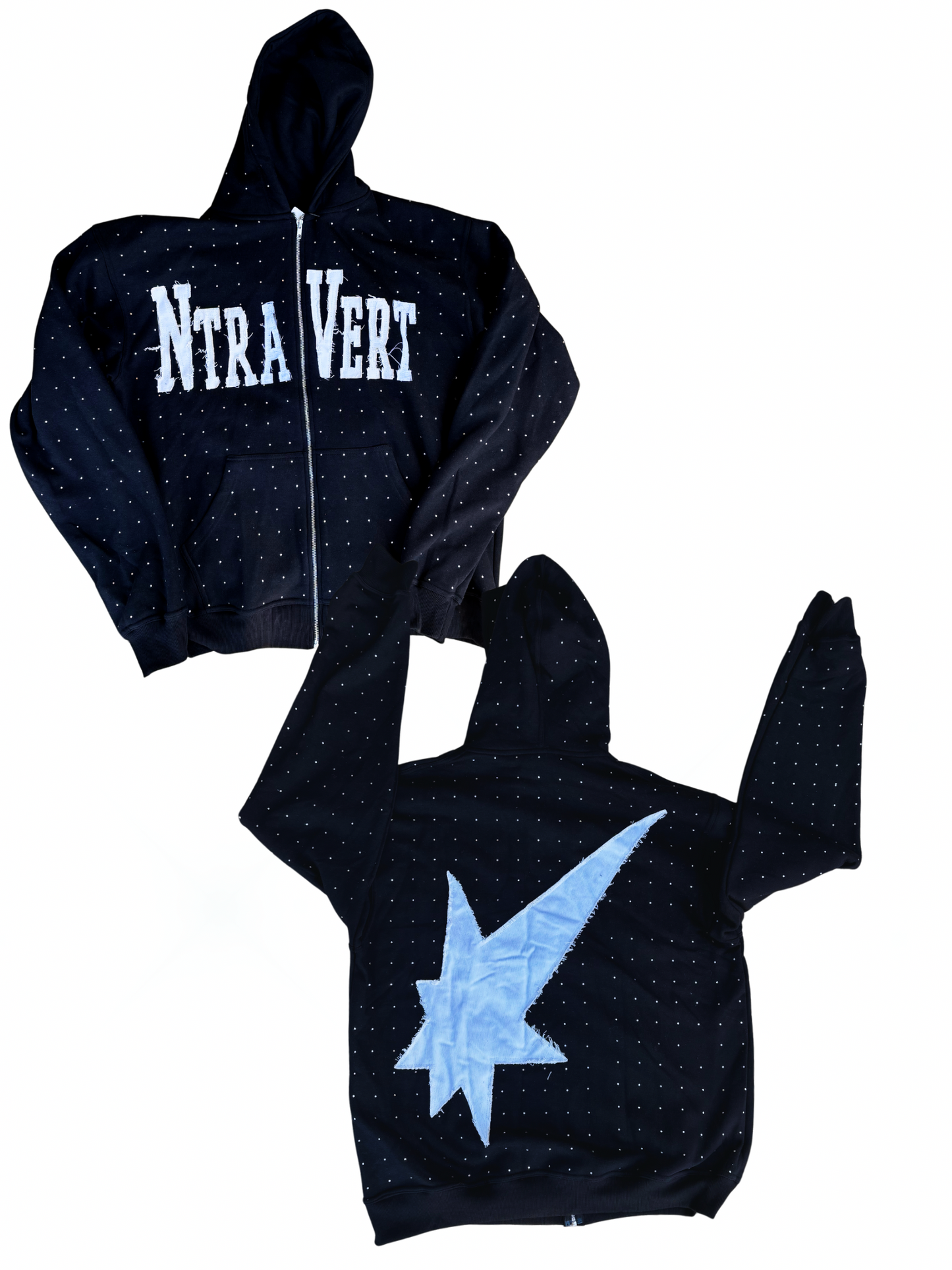 Ntravert Diamond Stud Hoodie