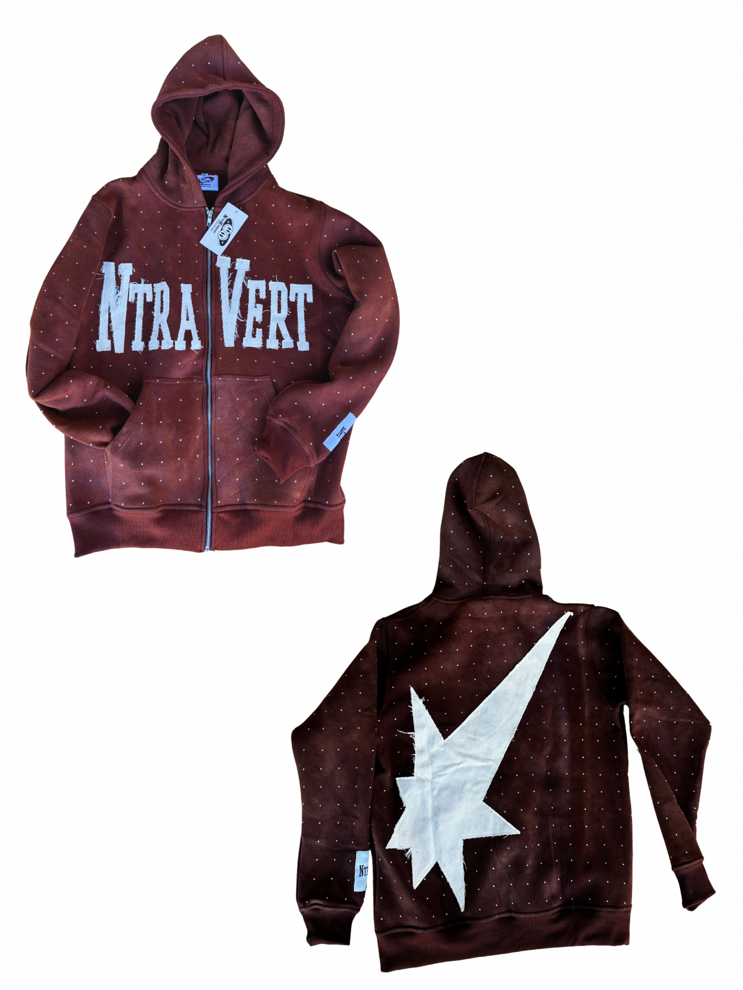 Ntravert Diamond Stud Hoodie