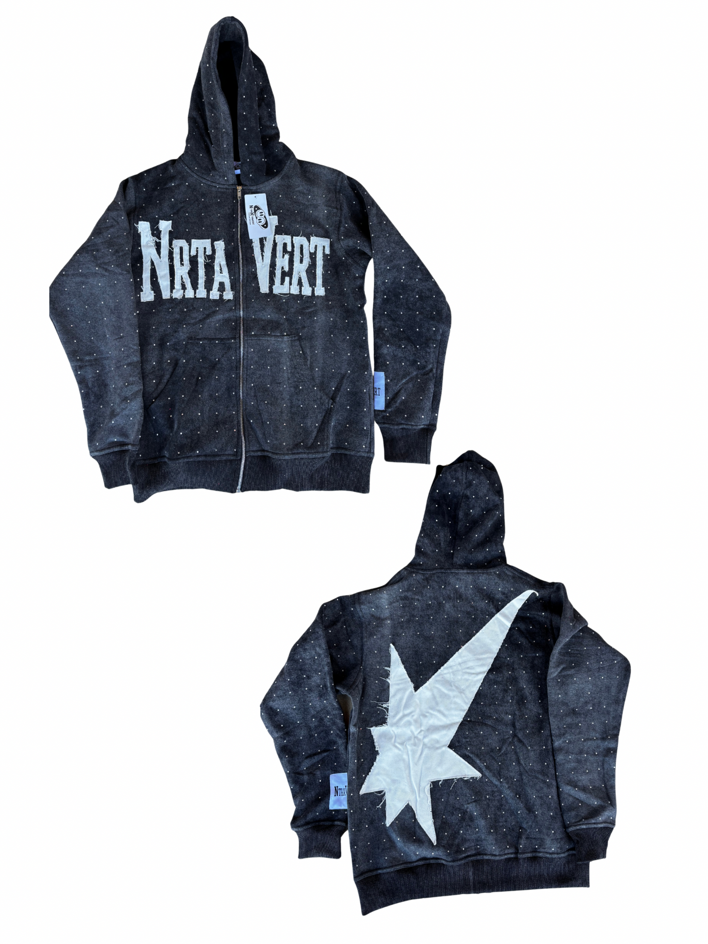 Ntravert Diamond Stud Hoodie