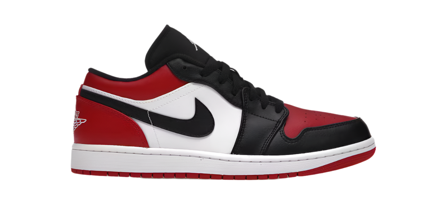 Jordan 1 Low Bred Toe