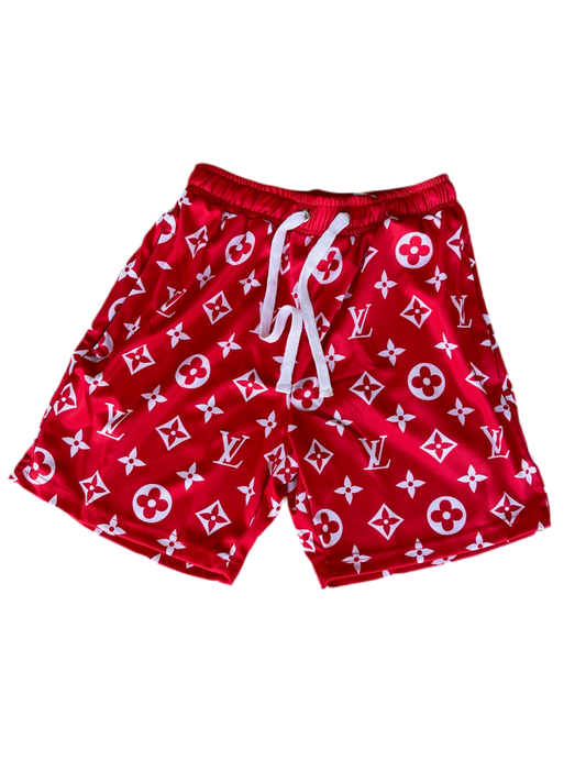 Custom Red Shorts