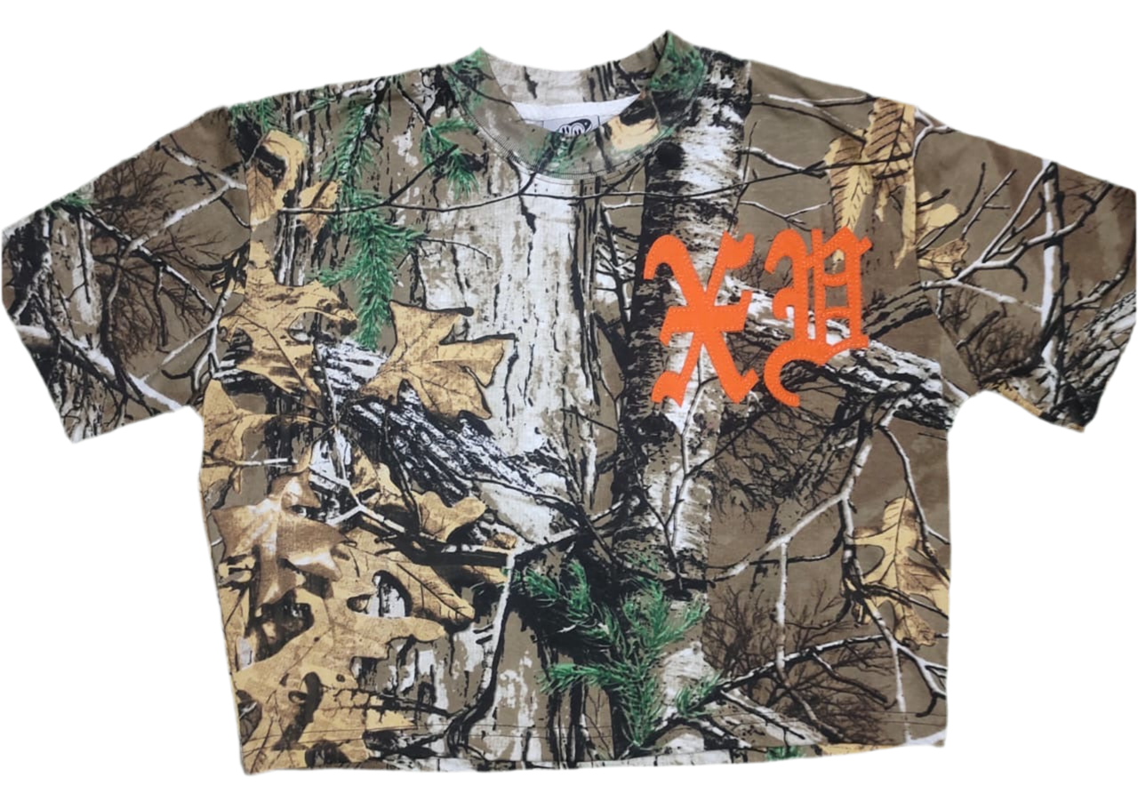 Camo “Blaze” Crop Top