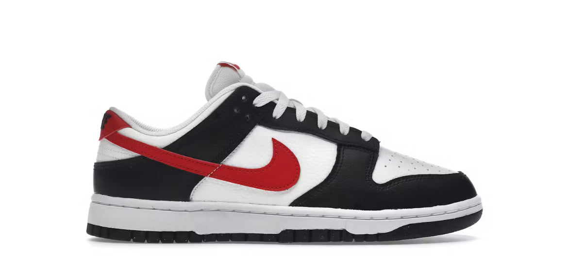 Nike Dunk Low Red Swoosh Panda