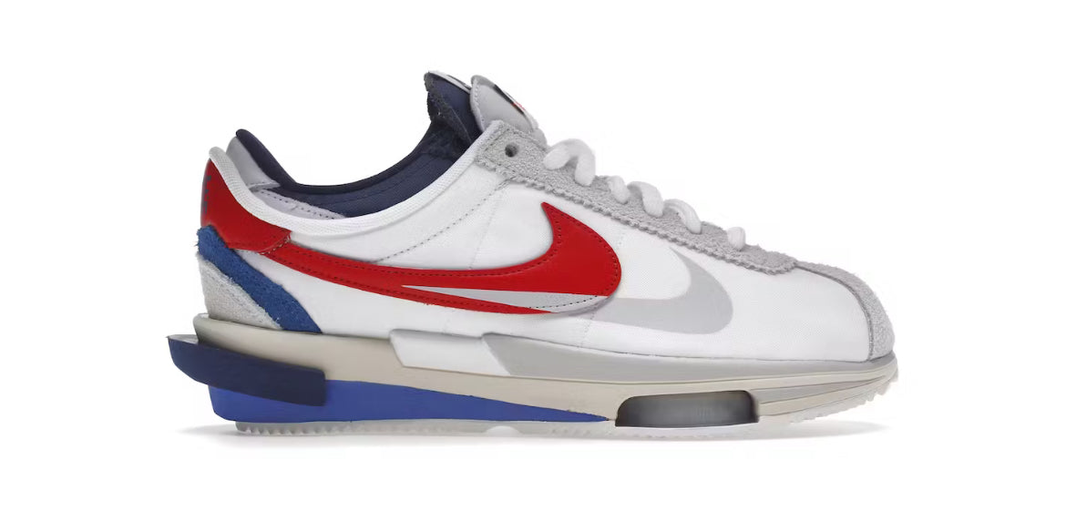 Nike Zoom Cortez SP Sacai Wht University Red Blue