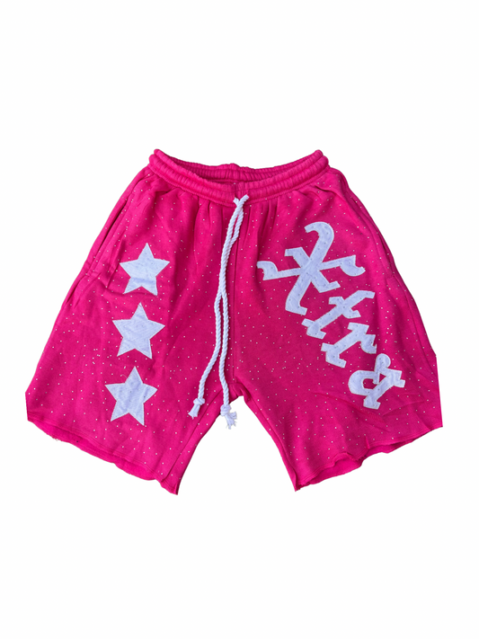 Street Spark Jogger Shorts (Blazin Pink)