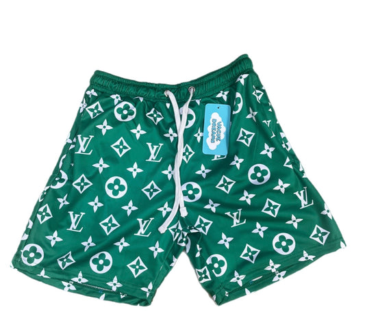 Custom Shorts Green