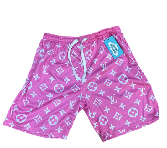 Custom Shorts Pink