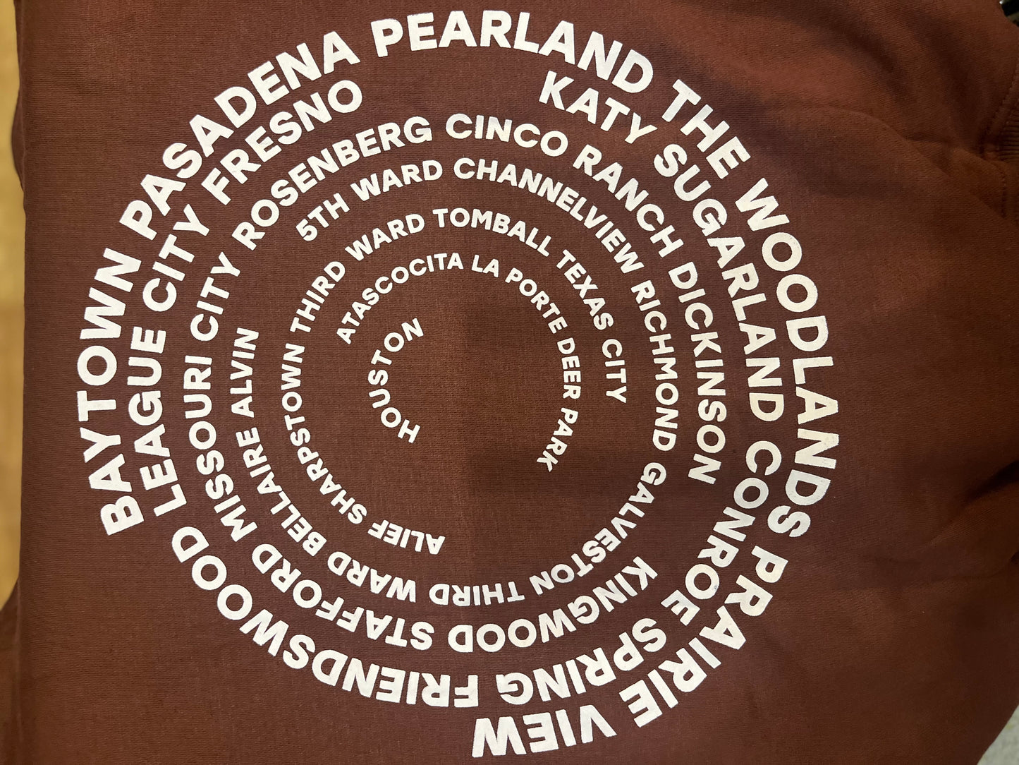 Houston World Tour Brown Tee