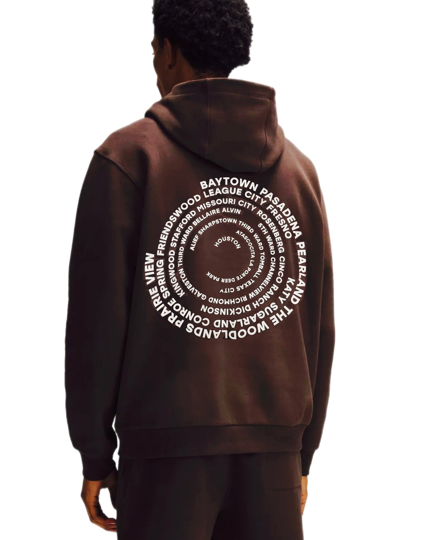 Houston World Tour Brown Hoodie