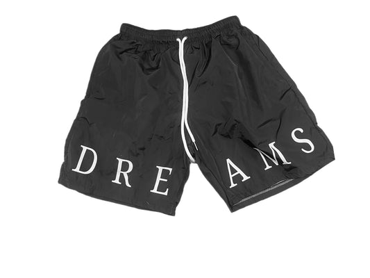 Vague Dream Nylon Black Shorts