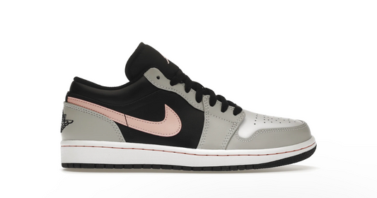 Jordan 1 Low Black Grey Pink